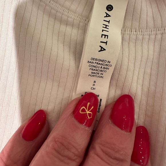 Athleta Womens Off White Tank Top - Picture 3 of 3